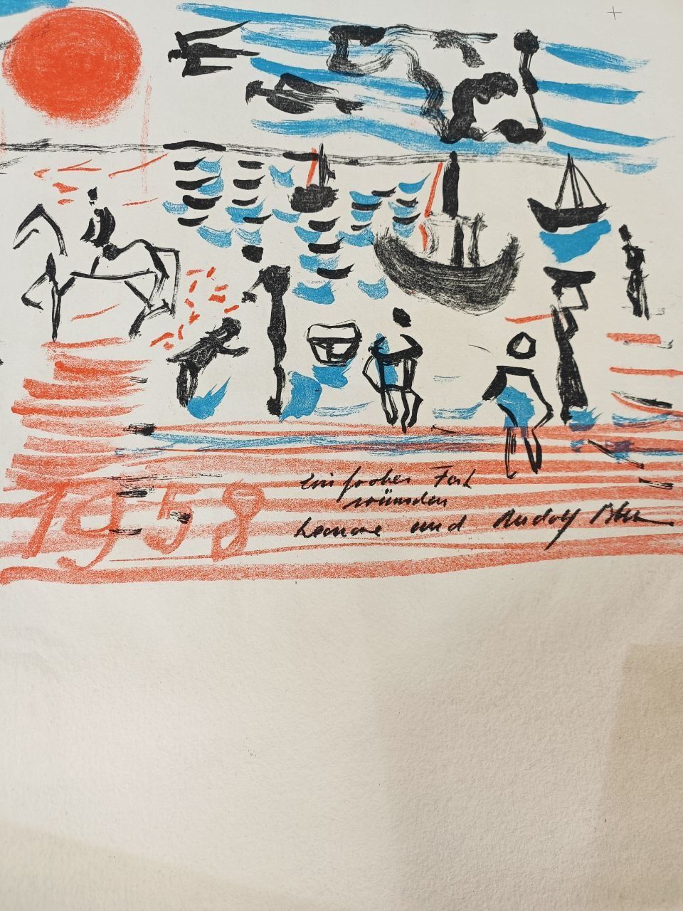 Grafica & Litografie: Max Gubler (1898-1973) Lithographie – Usato da Steffisburg venduto da ZeitReise_ 2