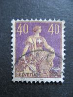 Helvetia mit Schwert 107, gestempelt