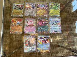 Pokémon Karten Lot 10x Japanisch EX / Mega EX Holo