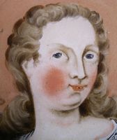 antikes HinterglasBild, wohl um 1860
