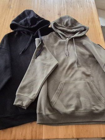 L / 40-42 - Grösse, 2er SET Kapuzenpullover für Damen
