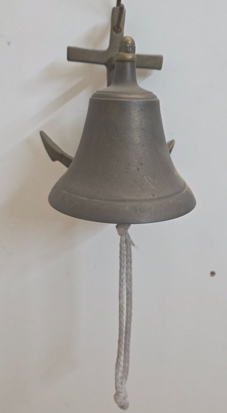 Campanacci mucche: Maritime Schiffsglocke ist aus Messing Glocke – Usato da Flums venduto da Flumsantik