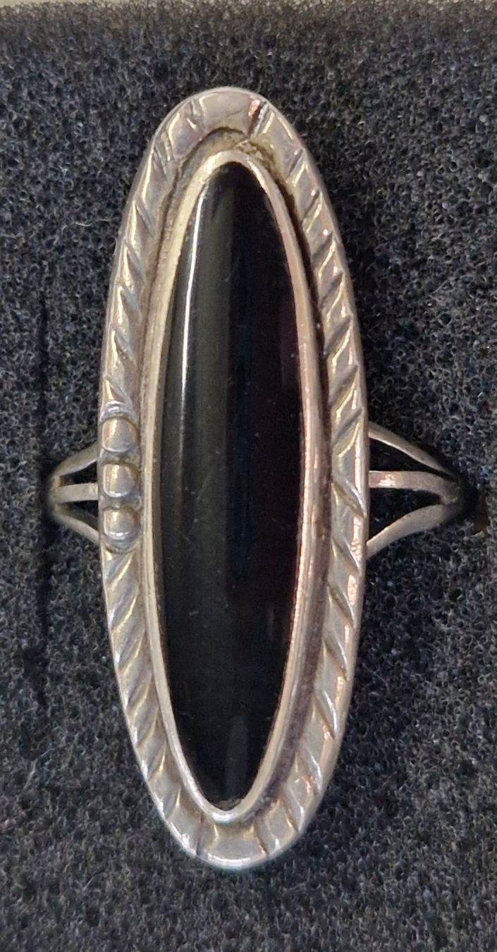 Bagues: SILBER RING MIT STEIN – D'occasion à Bilten par Mic2022 1