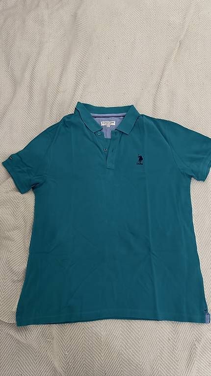 Polo-Shirts: US Polo Shirt, Türkis – Gebraucht aus Brunnen von sea_c7bm