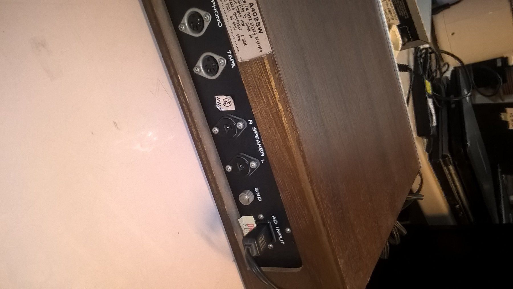 Ricevitori: STANDARD STEREO RECEIVER SR-A402 SW – Difettoso da LUZERN venduto da picci01 3