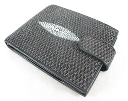 Echt Rochenleder Portemonnaie / Stingray Leather Wallet