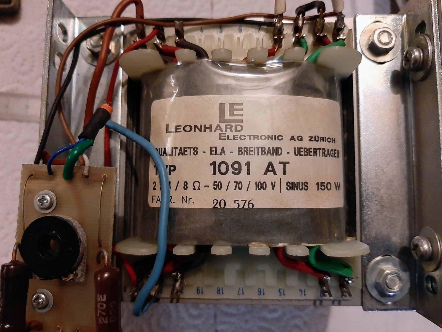 Componenti elettronici: professionelle Audio Leistungs-Transformatoren 100 VOLT – Nuovo (secondo la descrizione) da Zürich venduto da Zurich 6