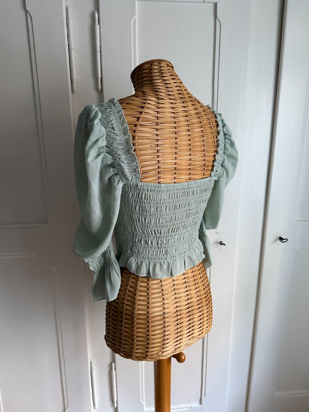 Shein Top: Chiffon Oberteil mintfarben pastell S – Usato da Zürich venduto da Diazaio 2