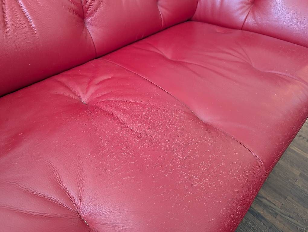 Divani: Rolf Benz Leder-Sofa, rot – Usato da Luzern venduto da Jamflip 2