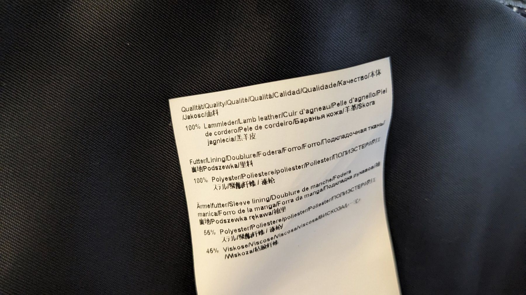 Hugo Boss Giacche: Boss Lederjacke (Echtes Lammleder) – Usato da Untersiggenthal venduto da unasinni 4