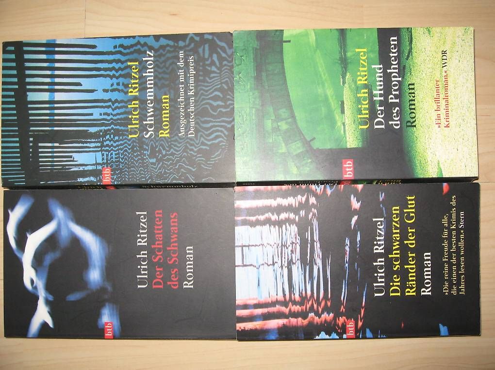 Libri: 4 x Thriller Ulrich Ritzel – Usato da Zürich venduto da Biker612