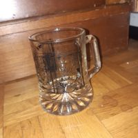 Vintage Bierchrug Ahrweiler Glas mit Motiv - Sammlerstück!