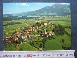 GRUYERES CITY HISTORIQUE BROC FLIEGERAUFNAHME ZAUGG AEROFOTO