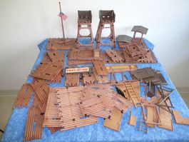 PLAYMOBIL  FORT  UNION KONVOLUT TEILE