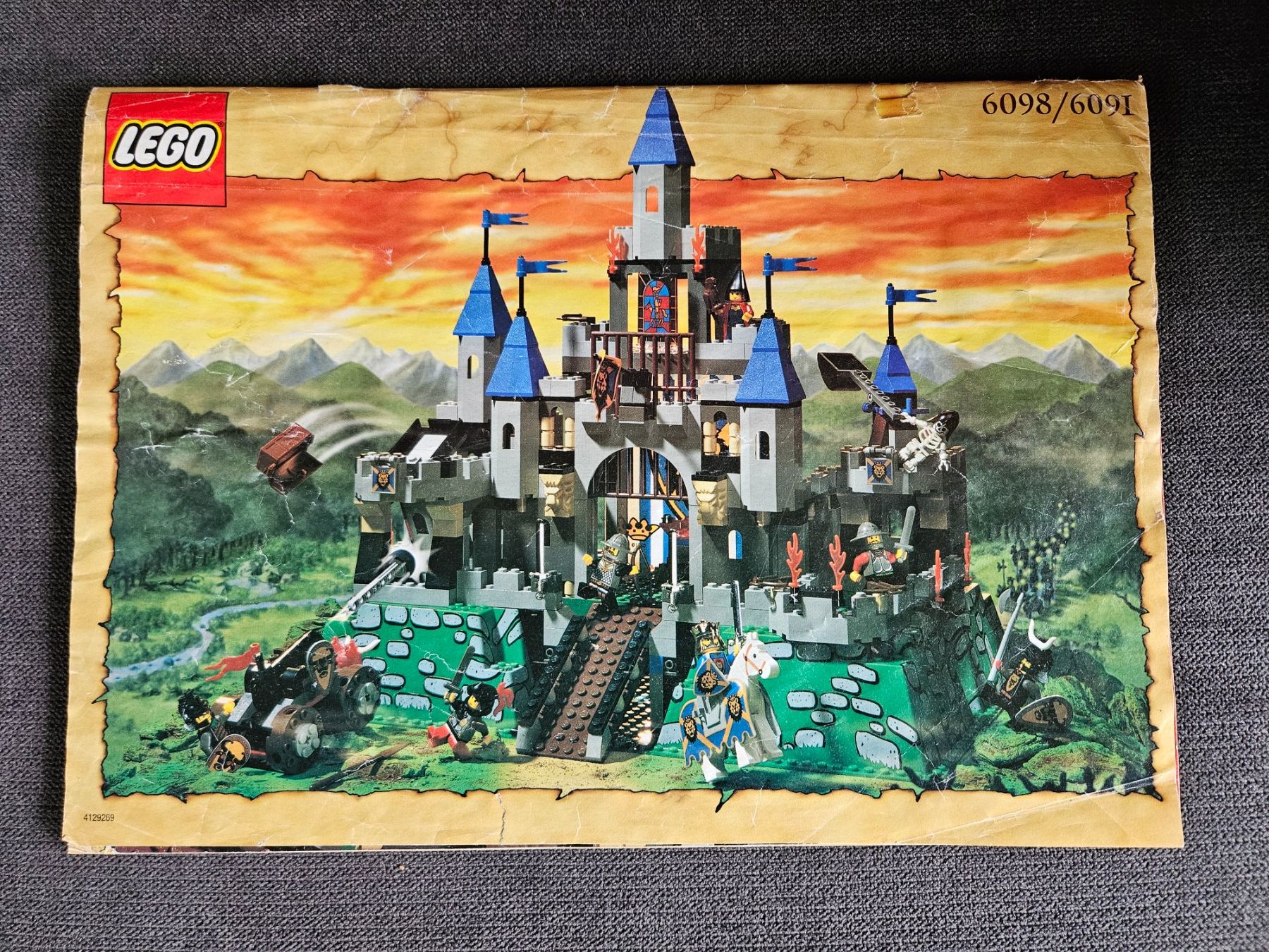 Lego Giocattoli: Lego Bauplan King Leo's Castle – Usato da Kirchenthurnen venduto da Scratchy02