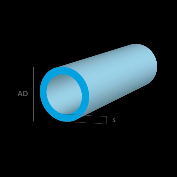 Messing Rundrohr 24 X 2 Mm X 500 Mm – CuZn39Pb3 (MS58), Roh, Für Dreh-, Fräs- Und Sägearbeiten