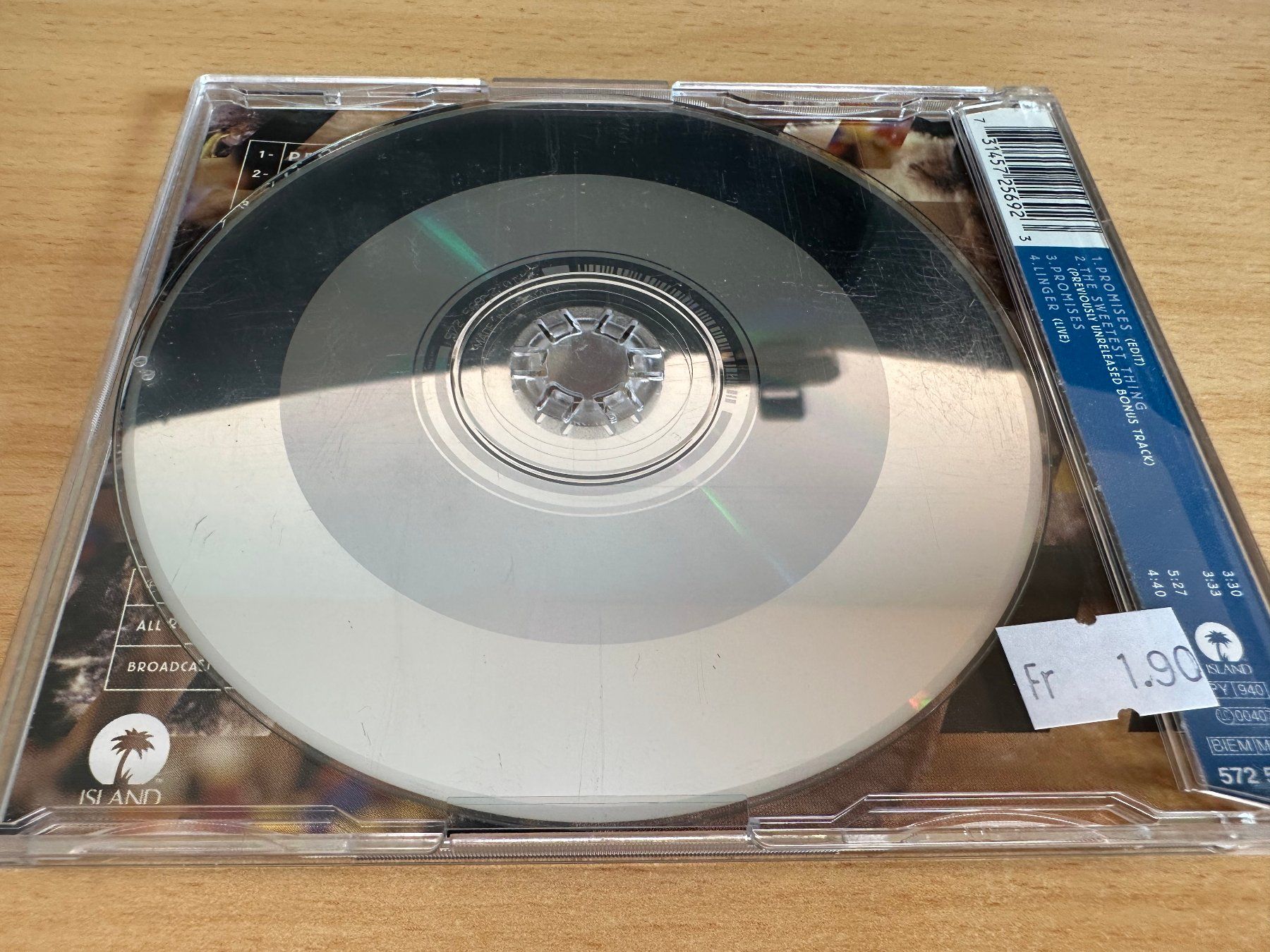 CDs: The Cranberries – Promises - Maxi CD – Gebraucht aus Rikon im Tösstal von Alpenmutz 1