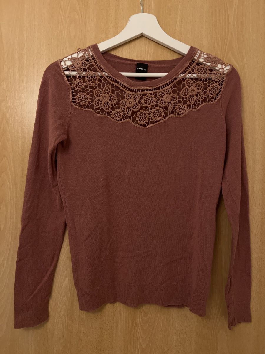 Zebra Maglioni & Felpe: Pullover mit Spitzendetails Gr.XS – Nuovo (secondo la descrizione) da Brugg AG venduto da NathalieN