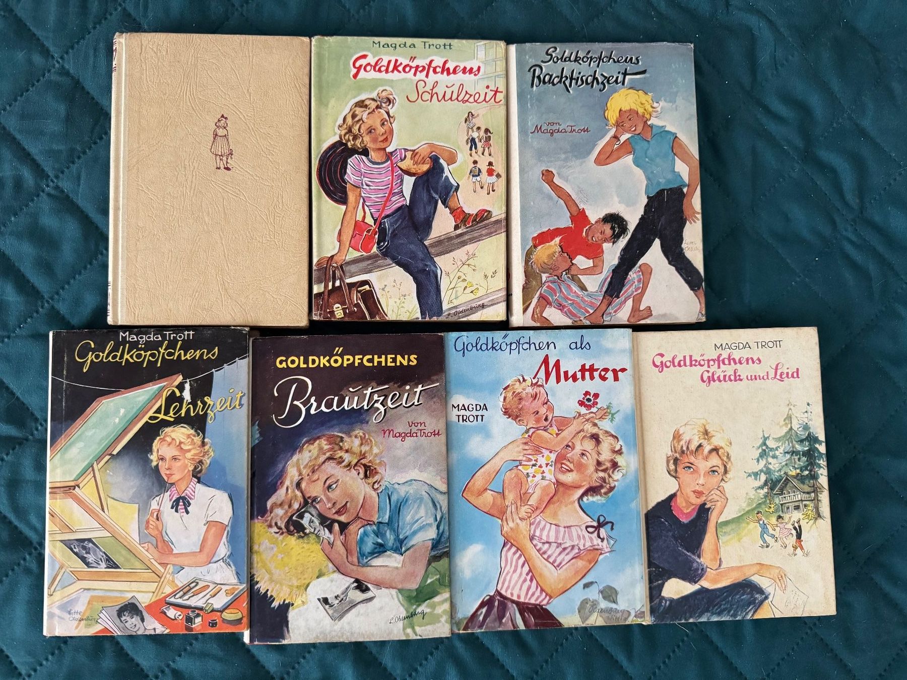 Libri: Magda Trott: Goldköpfchen (7 Bände -->1-7) – Usato da Gockhausen venduto da Porcini56