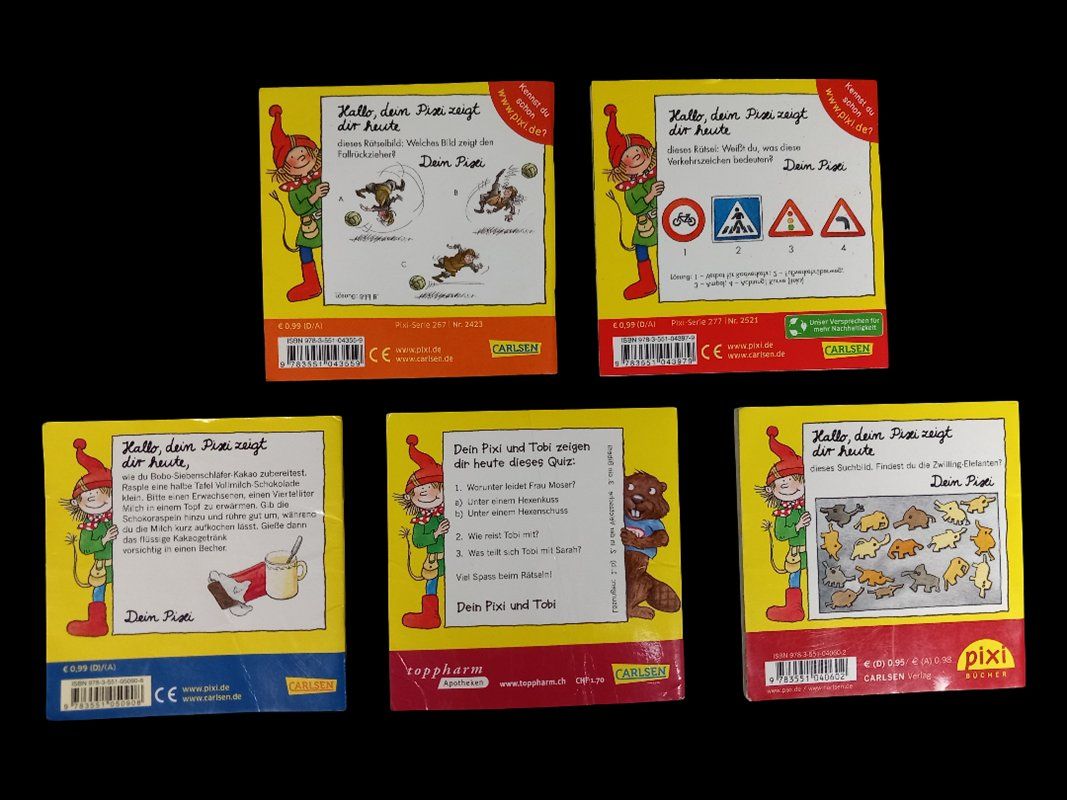 Bücher: PIXI-Büchlein, 5er Set – Gebraucht aus Hünenberg von Restwert_Zug 1
