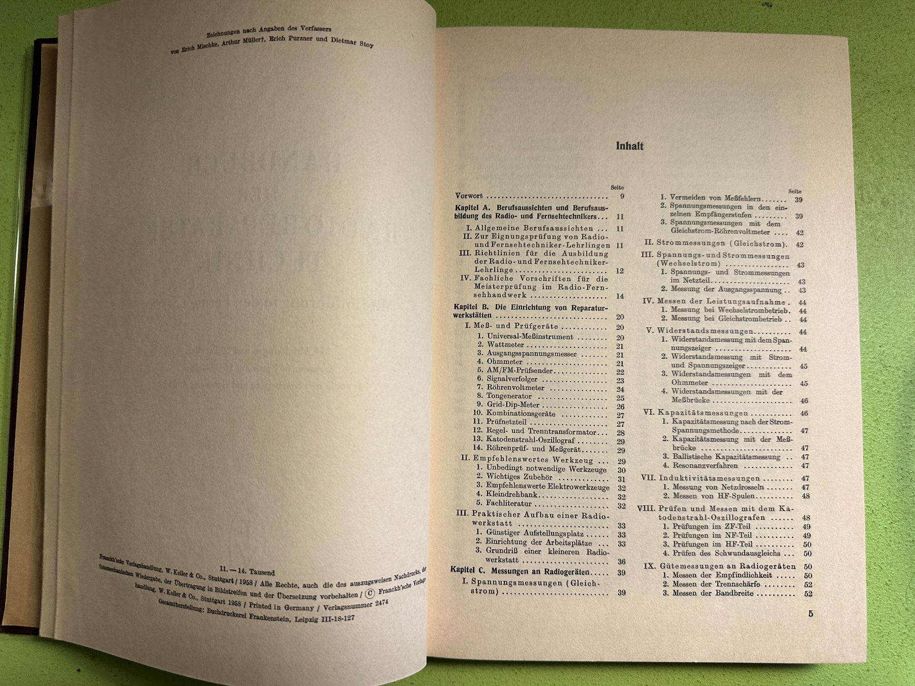 Livres: Werner W. Diefenbach: Handbuch der Radioreparaturtechnik – D'occasion à Zürich par allp 2