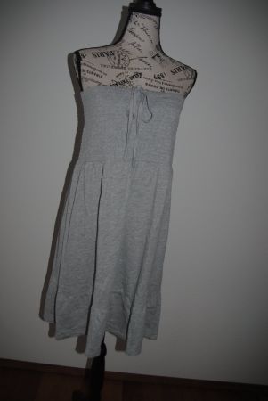 3in1 Kleid★Grau★ Gr.40★Figurbetont trägerlos oder mit Träger