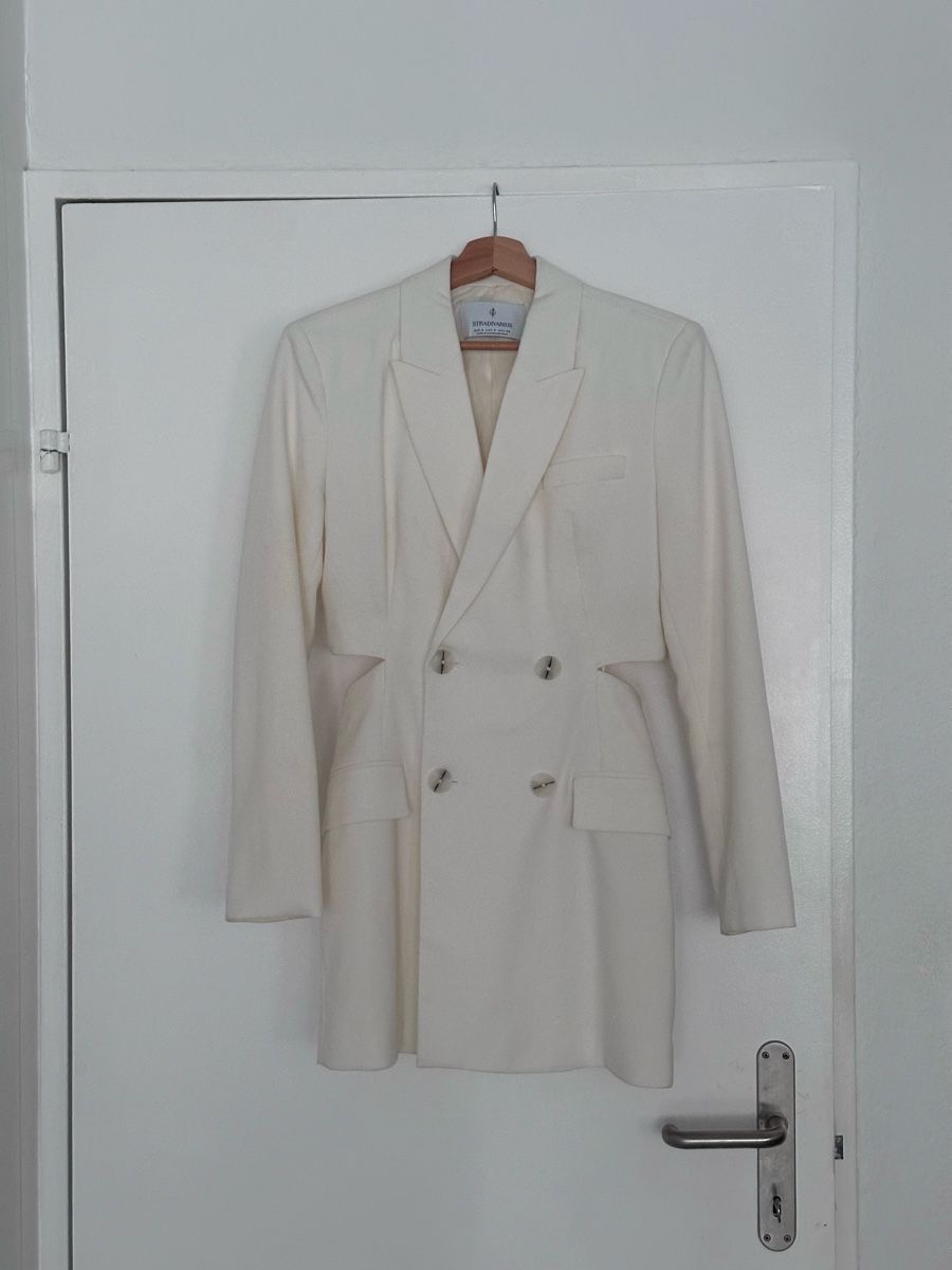 Stradivarius Vestiti: Blazer-Kleid Stradivarius Grösse S - Weiss – Usato da Nidau venduto da Unbreakable02