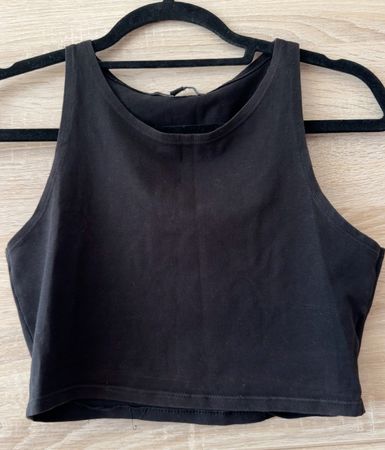 Crop top noir