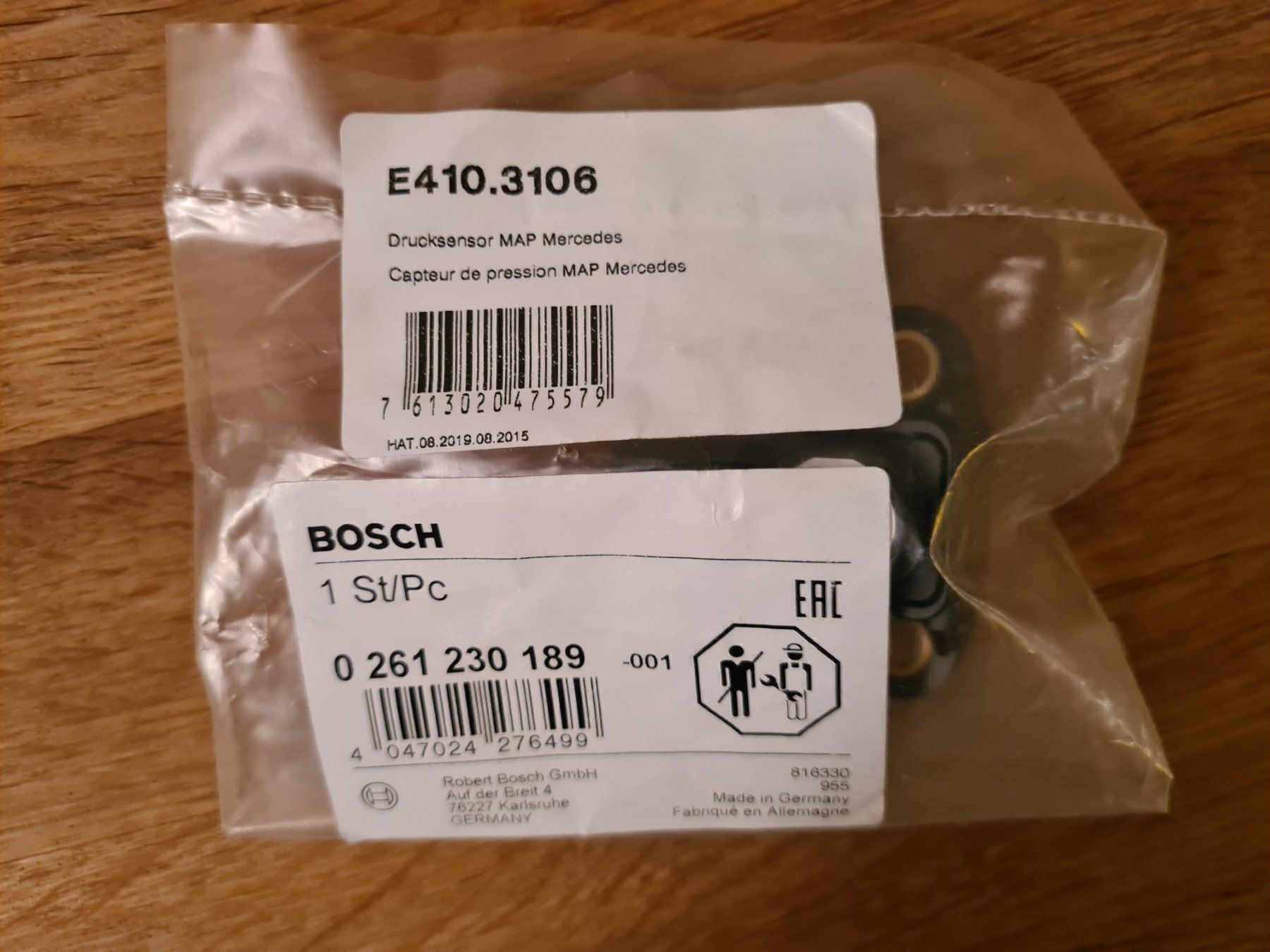Bosch Sonstiges Fahrzeugzubehör: Drucksensor  Map BOSCH 0261230189 Neu – Neu und originalverpackt aus Buchrain von nunes-jaime 1