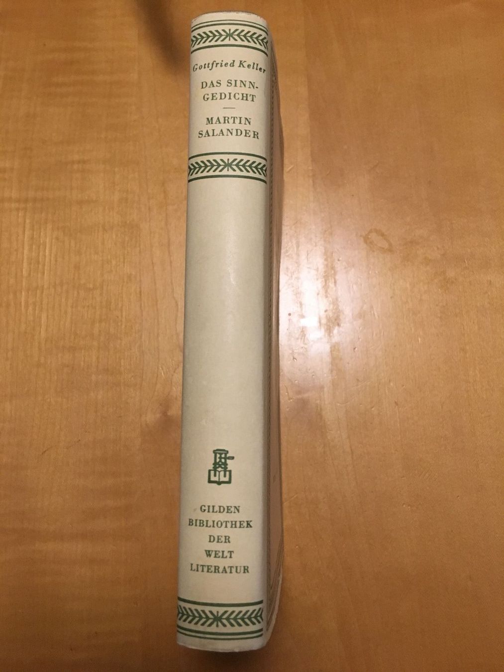 Libri: Gottfried Keller: Sinngedicht - Salander – Usato da Aarau venduto da R-O-G-E-R 1