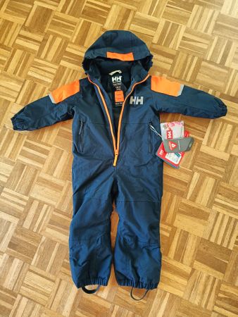 Helly Hansen Ski-Overall Rider 2.0 Gr 104 Kinder blau Neu