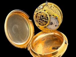 Antike Spindel TU Mathieu Le Jeune Paris 18k GG 44mm *S1907