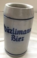 Hürlimann 1L Bierkrug aus Steingut - 1954