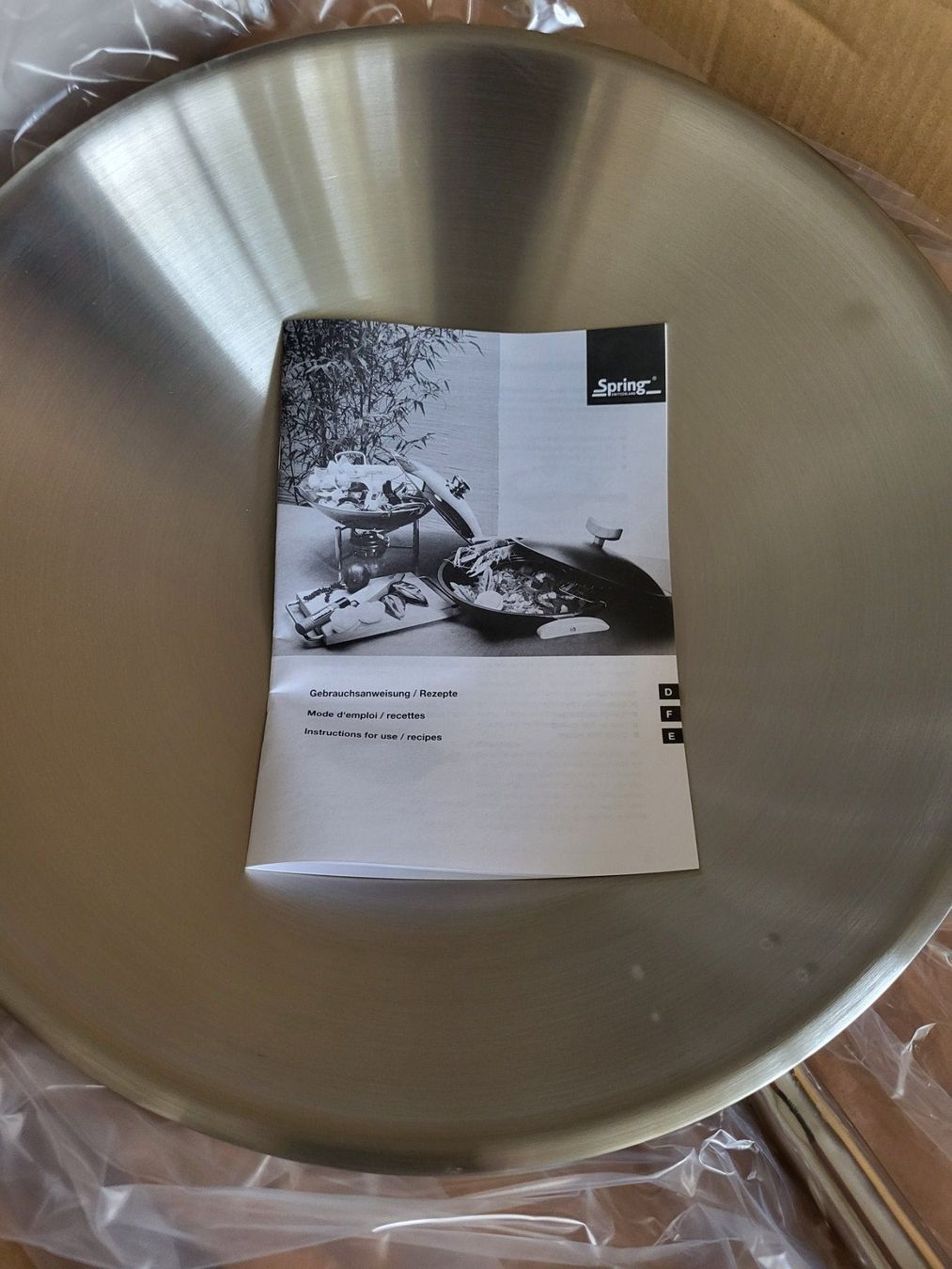 Padelle: Spring Stihl-Wok (Rundboden) NEU – Nuovo e nell'imballaggio originale da Rorschacherberg venduto da samui57 2