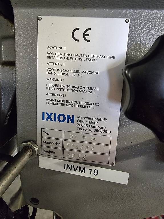 Trapani: Gewindeschneidemaschine IXION BT 15 GL – Usato da Affoltern am Albis venduto da cveco 6