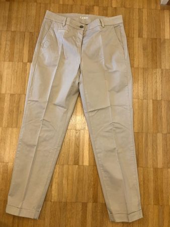 Cambio Stella Stoffhose, beige, Gr. 38