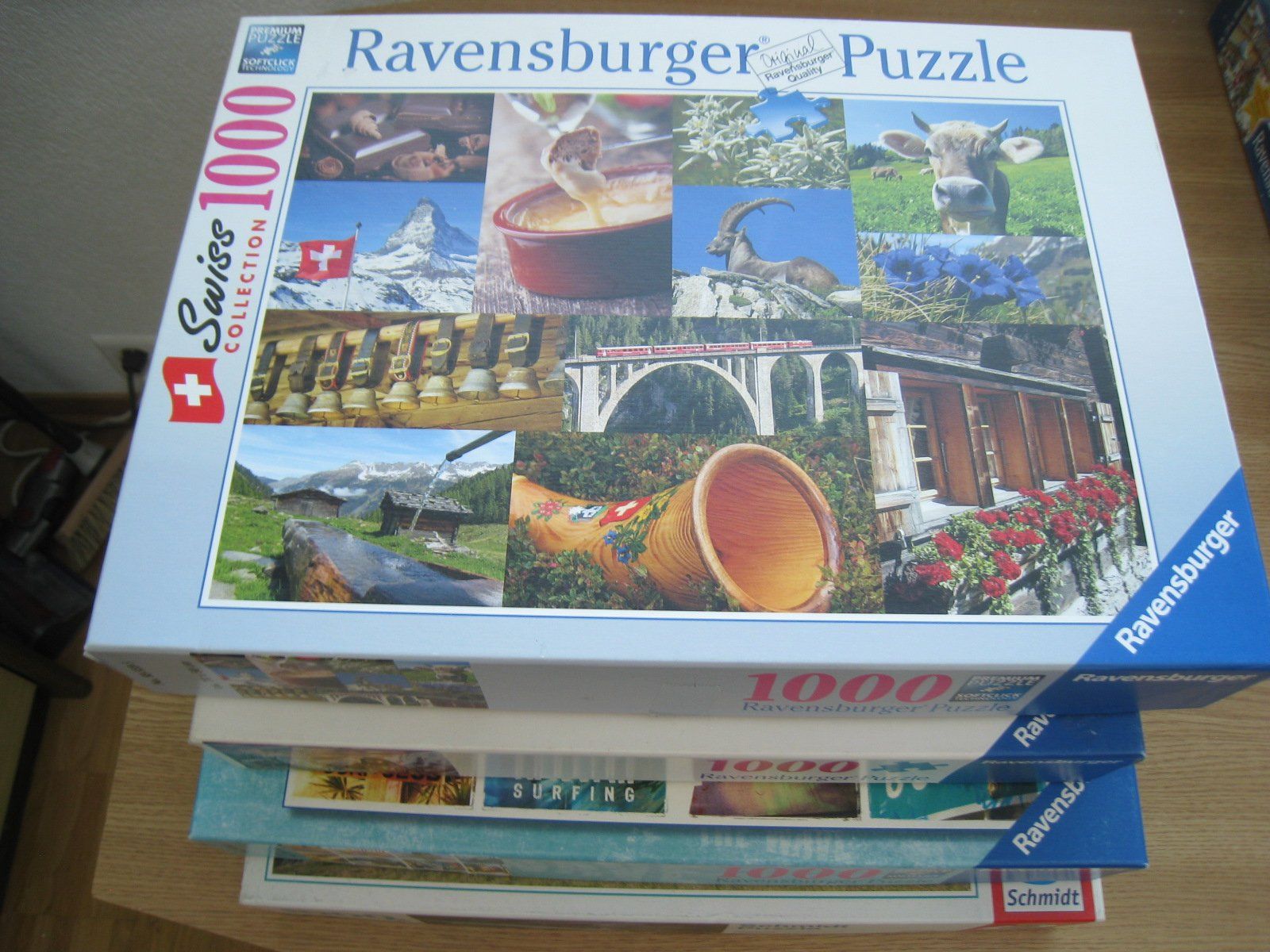 Ravensburger Puzzles: 4 Puzzle à 1000 Teile – D'occasion à Sutz par martinliliane