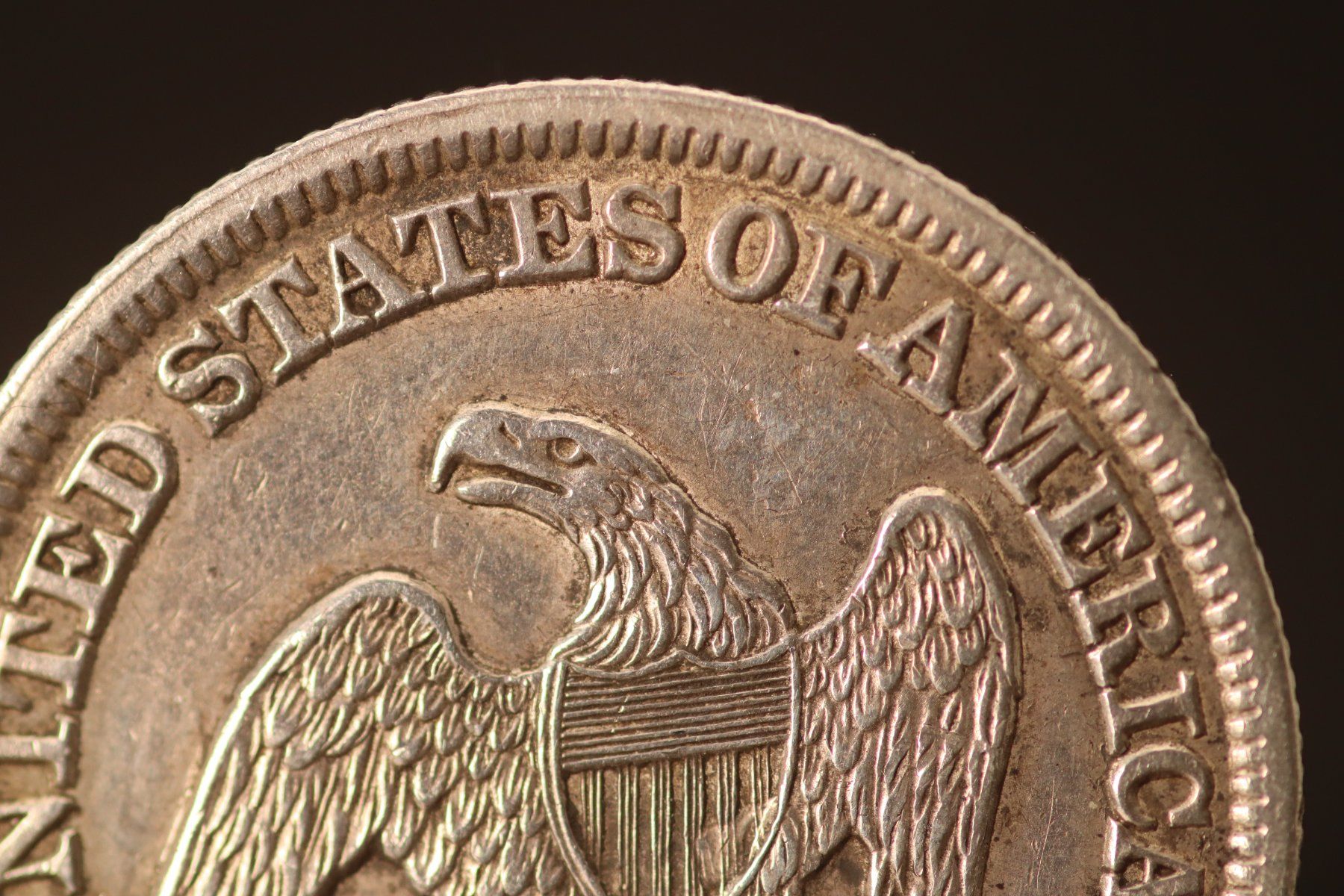 Tutti le monete: Half 1/2 Dollar 1858 - Silber – Usato da Kaltbrunn venduto da Watch360 5