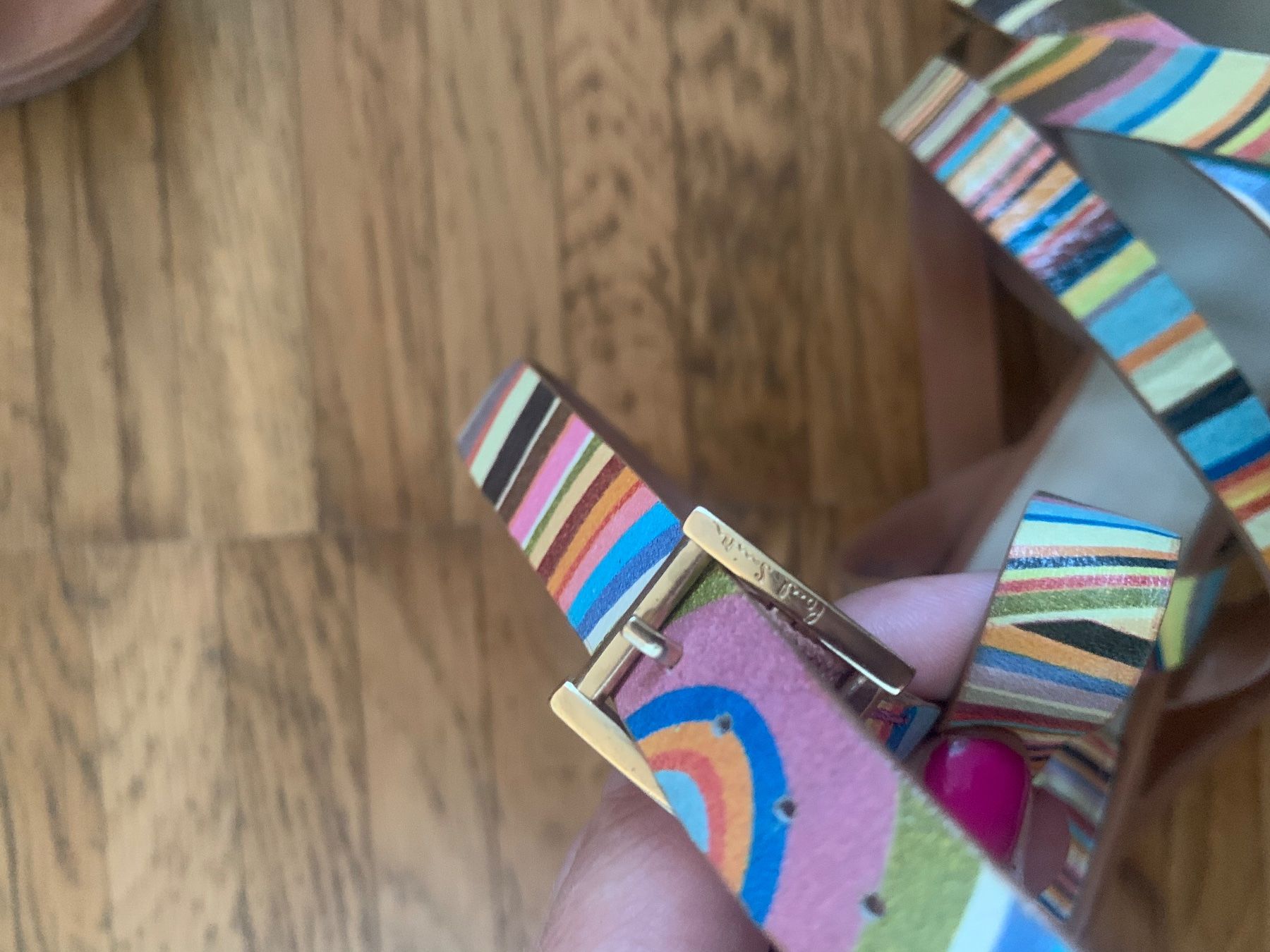 Scarpe da donna: Paul Smith iconic sandalen schuhe leder – Usato da Zürich venduto da Nikuska32 1