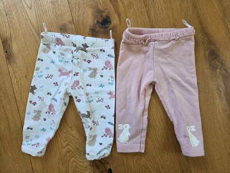 warme Baby Hosen 2er Set C&A, Gr.68, Leggins 