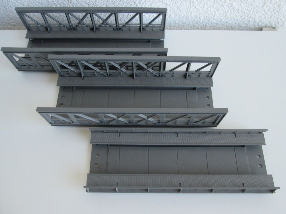 Märklin C-Gleis 74620 Gitterbrücke 74618 Gerades Rampenstück (Gebraucht ...