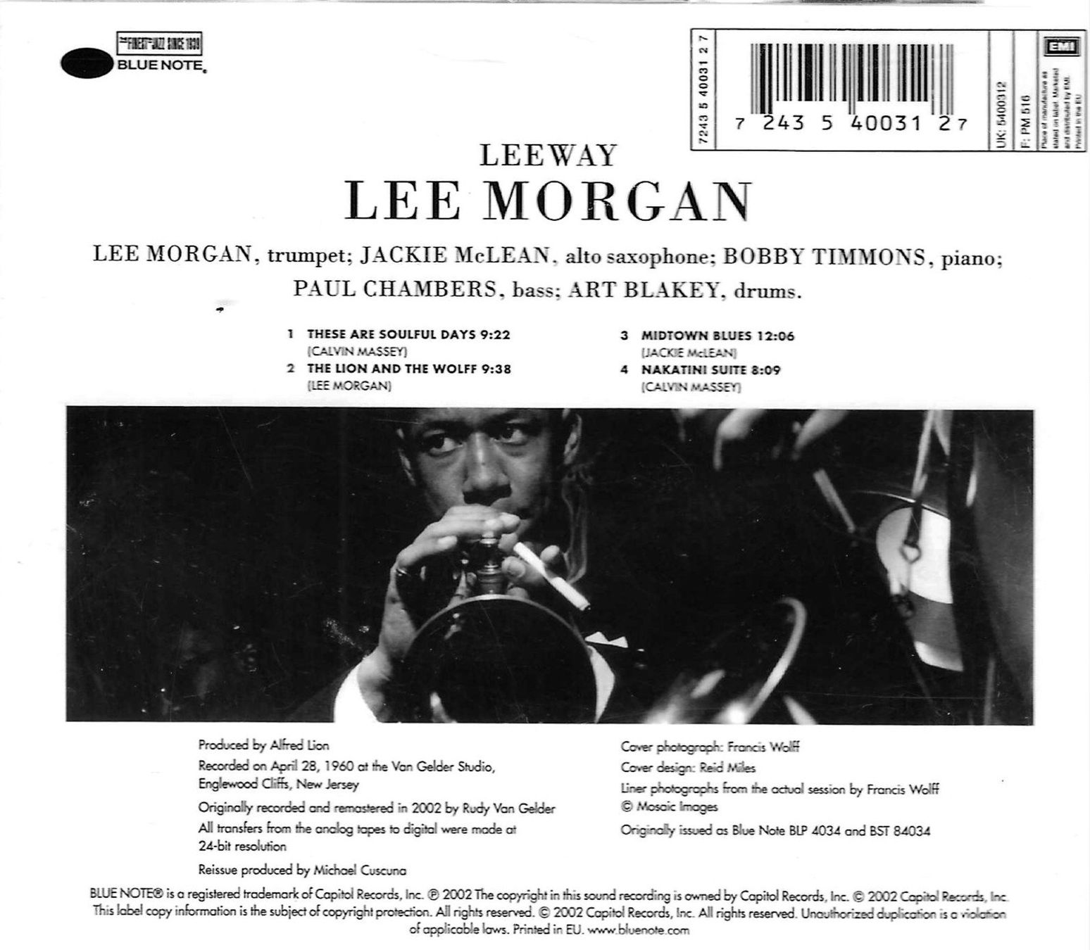 CD: Lee Morgan - Lee-Way – Usato da Savagnier venduto da Ne2065 1
