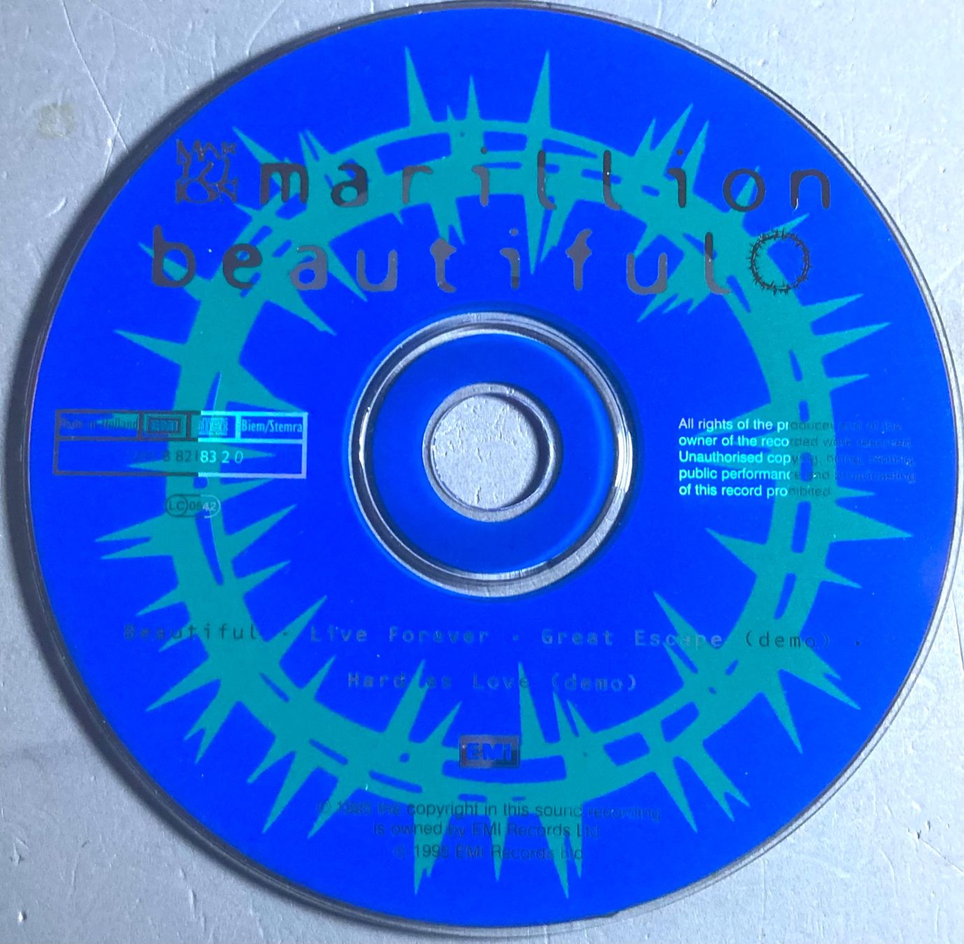 CD: MARILION - BEAUTIFUL – Usato da Poliez-Pittet venduto da Newtown-Records 1
