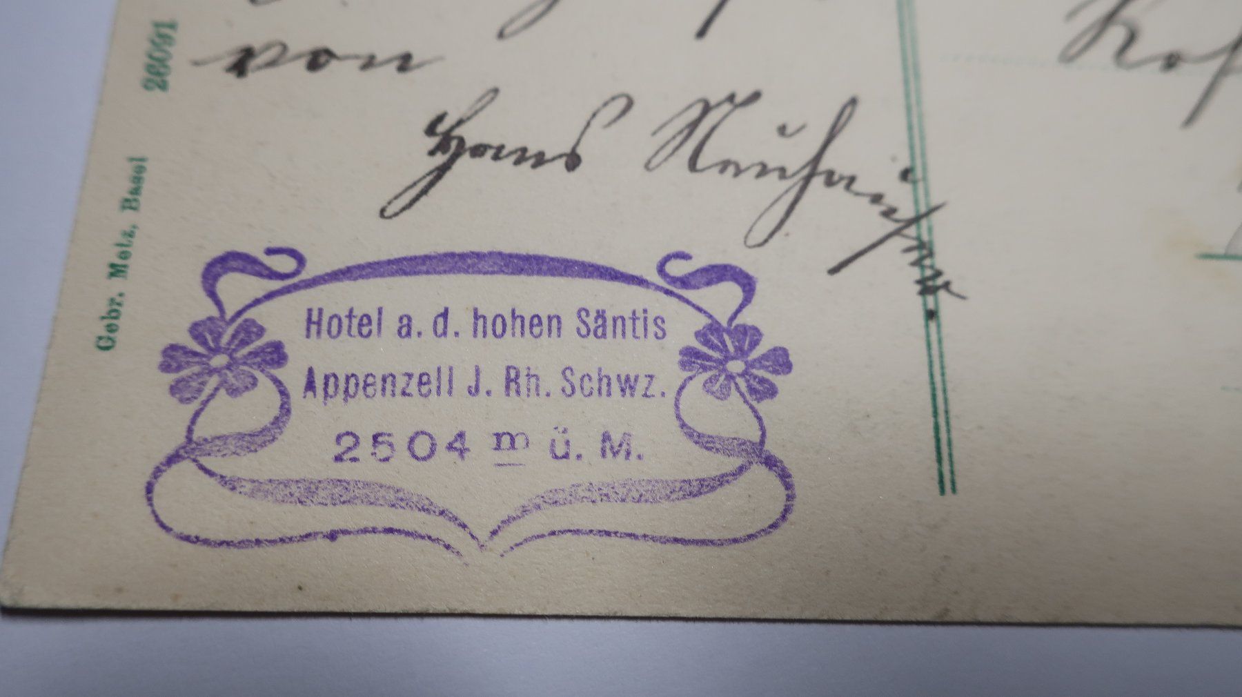 Cartes postales: Saentis  1906 – D'occasion à Cormoret par Pascalll2001 5