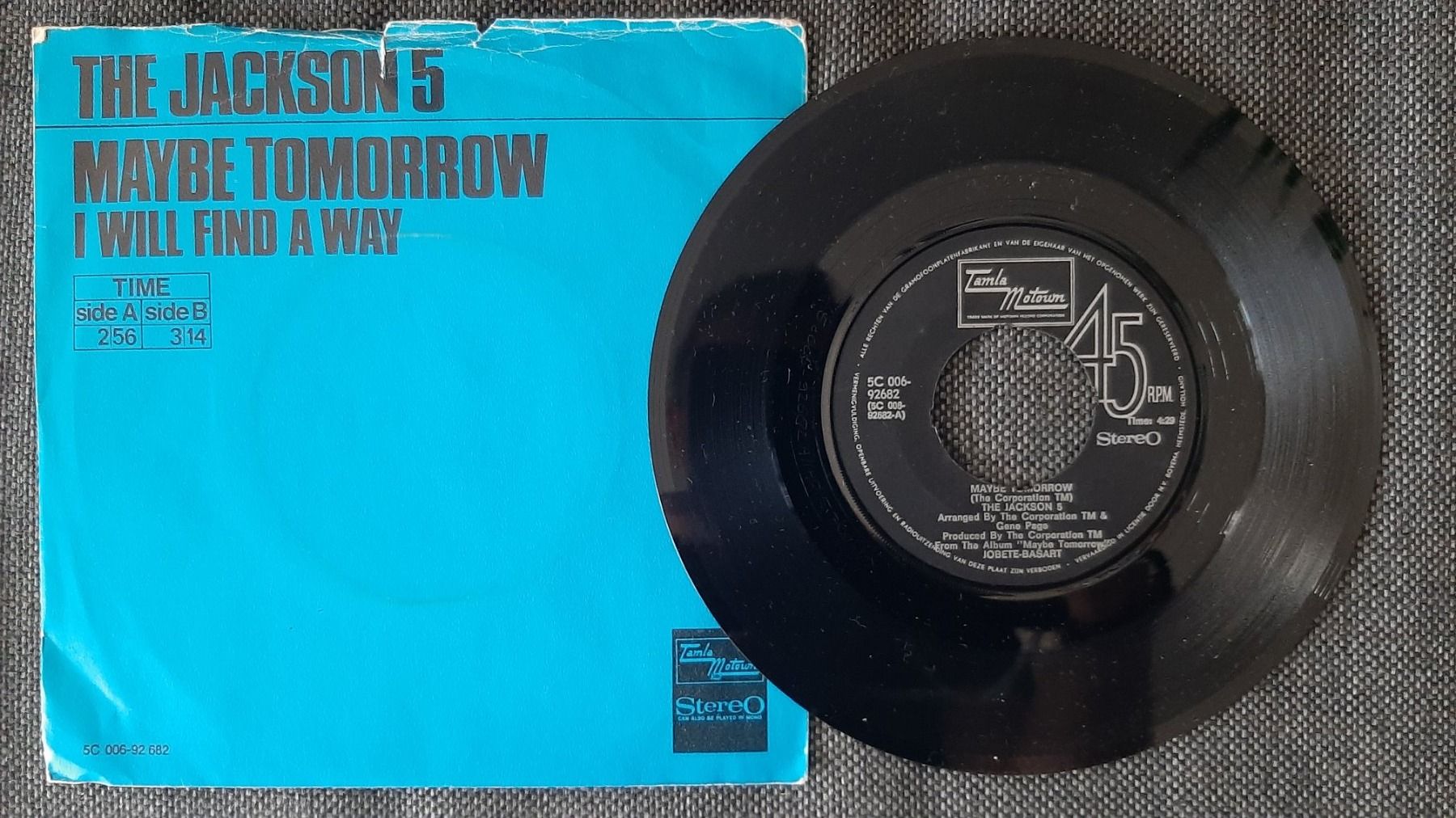Schallplatten: Michael Jackson and Jackson 5 - Maybe Tomorrow - 1971 rar – Gebraucht aus Watt von Tomaf
