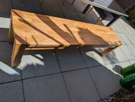 Holz Bank für Ess - Tisch 