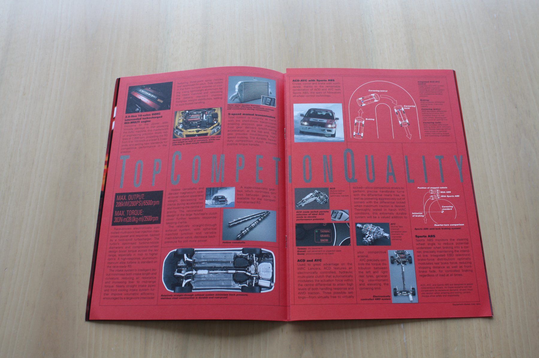 Mitsubishi Documenti: Mitsubishi Lancer Evolution VII Prospekt 2001 – Usato da Wikon venduto da erwin400 4