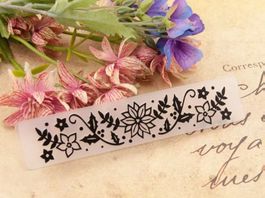 Prägeschablone Nr.701, Blumen, Blätter (Sizzix geeignet)
