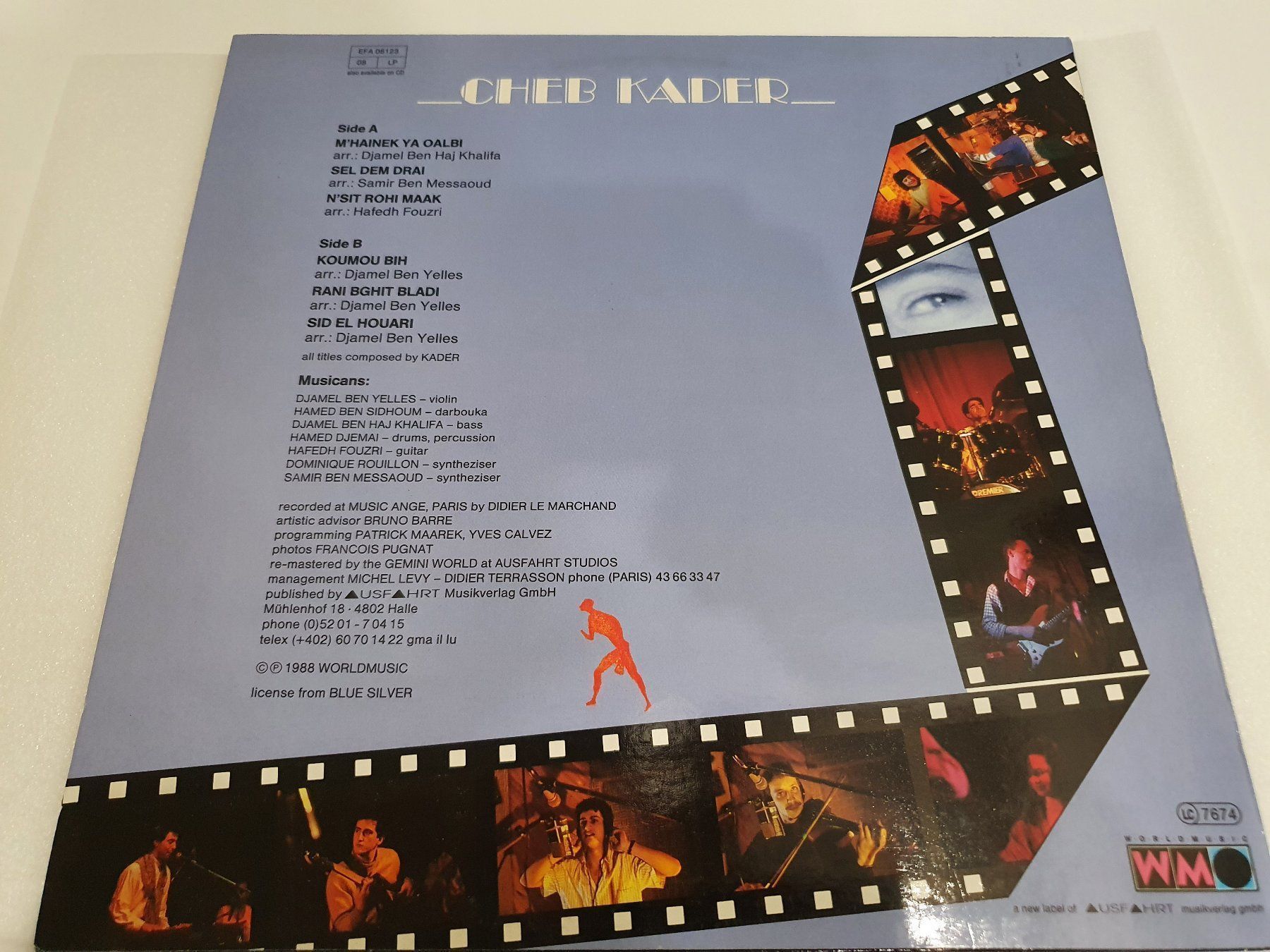 Vinyles: Cheb Kader - Cheb Kader (LP, Folk) – D'occasion à Uster par Vinyl-Leidenschaft 1