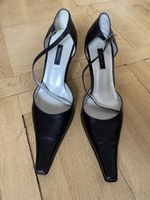 Elegante Navyboot Damenschuhe, schwarz, Grösse 41